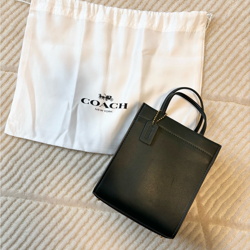 🍀Coach Green Crossbody Bag - Picture 6 of 11